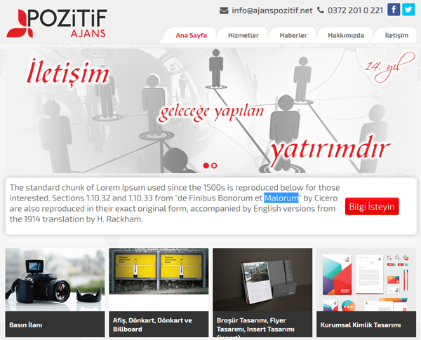 Ajanspozitif.net Yenilendi